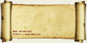 Anđela Bulović vizit kartica